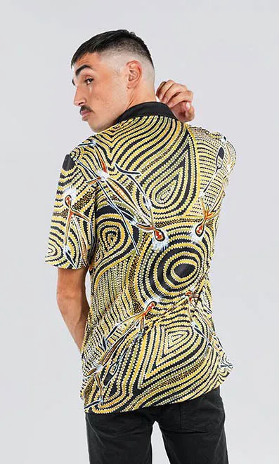 Aboriginal Art Unisex Polo Urban Living