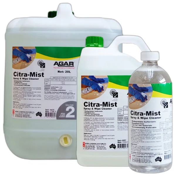 Agar Citra Mist Spray and Wipe Cleaner