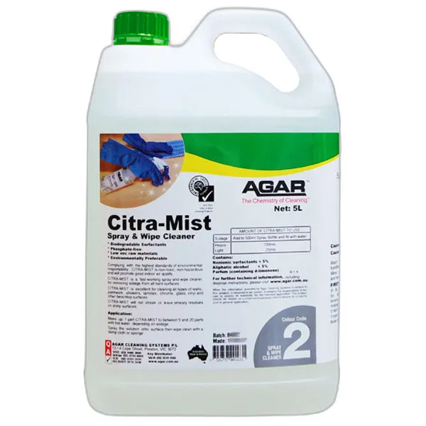 Agar Citra Mist Spray and Wipe Cleaner