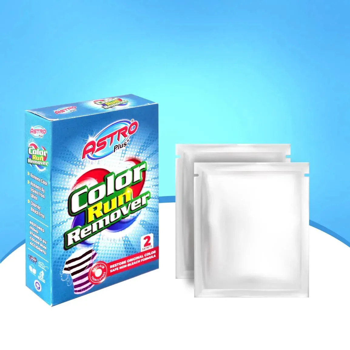 Astro Plus Color Run Remover | Powerful Color Bleed Eliminator Stain Remover Stain Remover(200g)