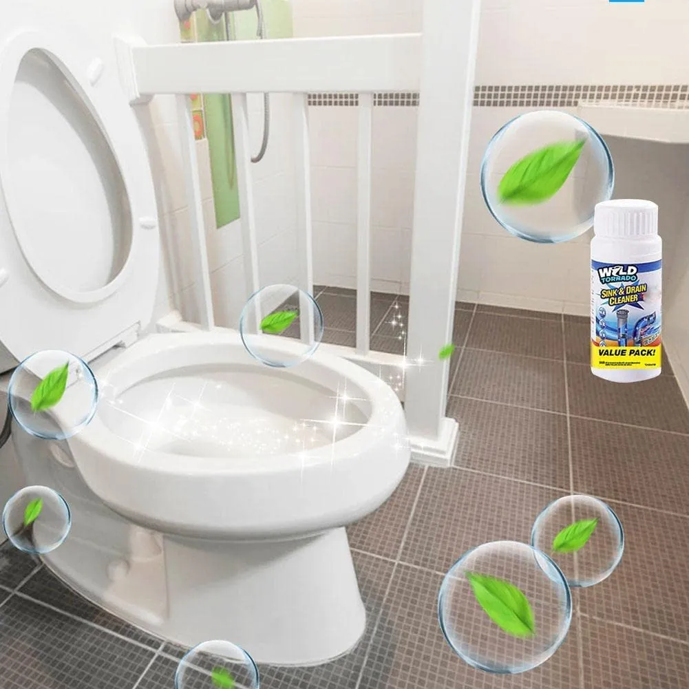 Astro Plus  Powerful Sink & Drain Blockage Cleaner Powder & Clog, Automatic Toilet Blockage Cleaner, Drain Cleaner for Kitchen Toilet (1 Pics )