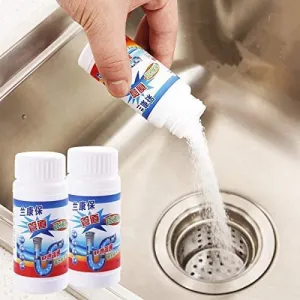 Astro Plus  Powerful Sink & Drain Blockage Cleaner Powder & Clog, Automatic Toilet Blockage Cleaner, Drain Cleaner for Kitchen Toilet (1 Pics )