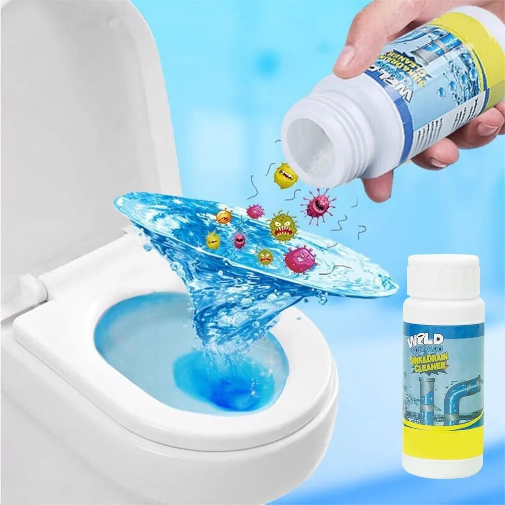 Astro Plus  Powerful Sink & Drain Blockage Cleaner Powder & Clog, Automatic Toilet Blockage Cleaner, Drain Cleaner for Kitchen Toilet (1 Pics )