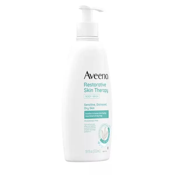 Aveeno Restorative Skin Therapy Sulfate-Free Body Wash - 18oz