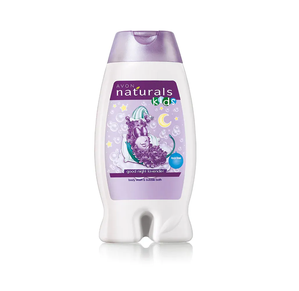 Avon Naturals Kids Good Night Lavender Body Wash & Bubble Bath - 250ml