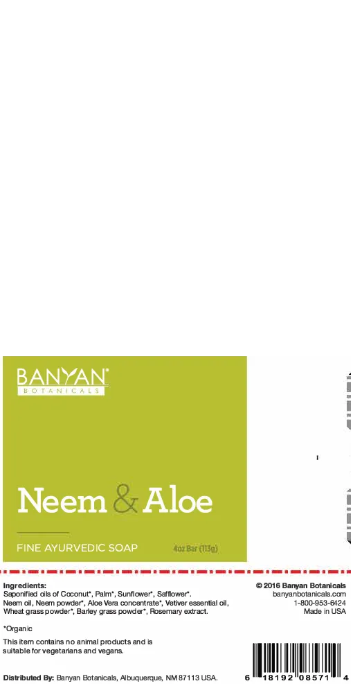 Banyan Botanicals Neem Aloe Soap 4 oz