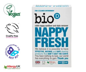 Bio-D Fragrance Free Nappy Fresh Powder 500g