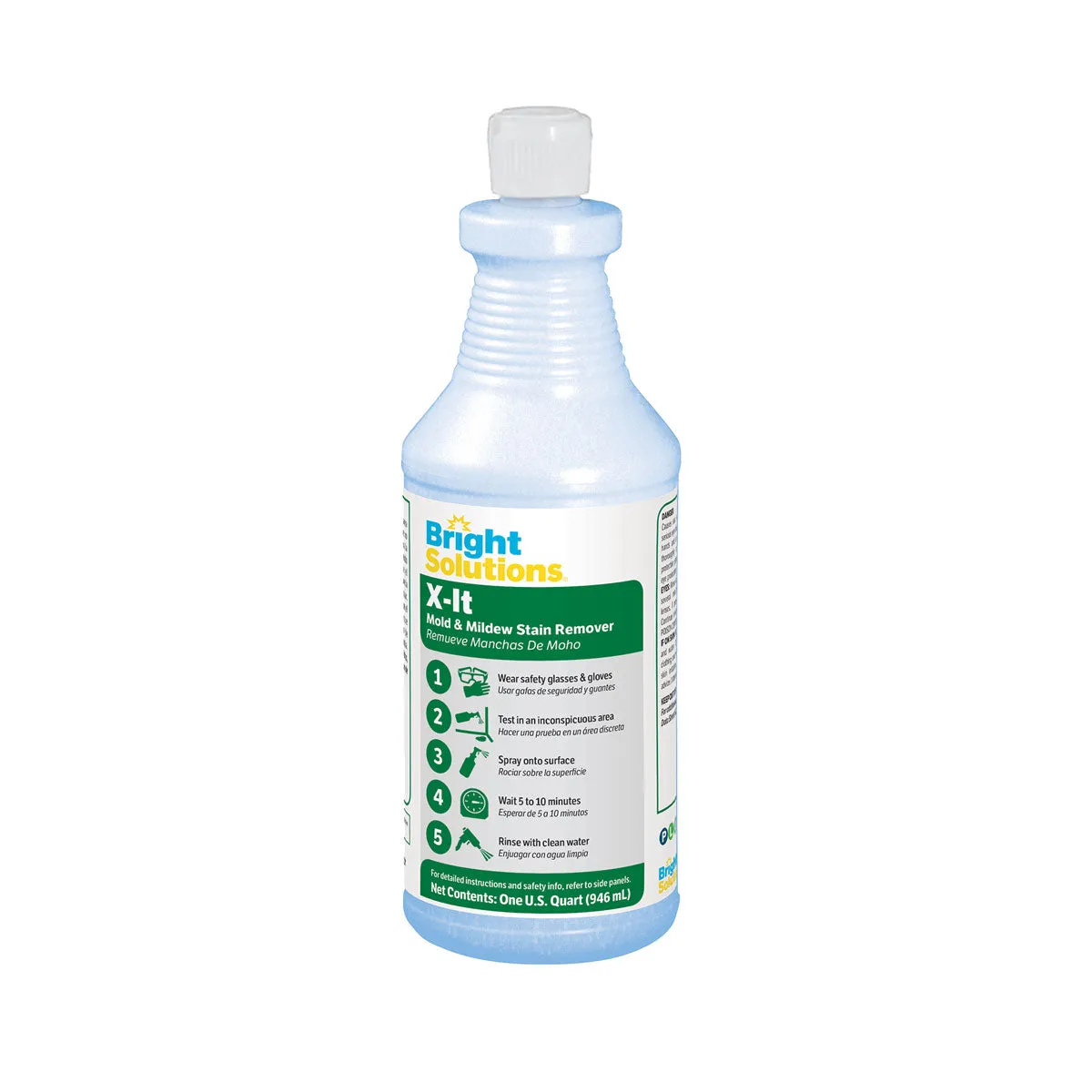 Bright Solutions 'X-It' Mold & Mildew Stain Remover (32 oz Spray Bottles) - Case of 12