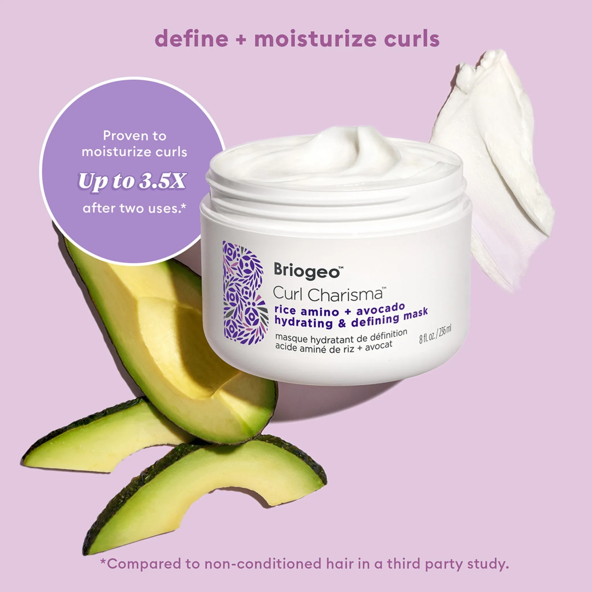 Curl Charisma Rice Amino and Avocado Hydrating and Defining Hair Mask