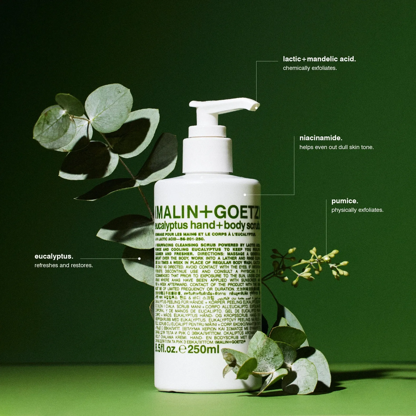 Eucalyptus Hand & Body Scrub | by Malin Goetz