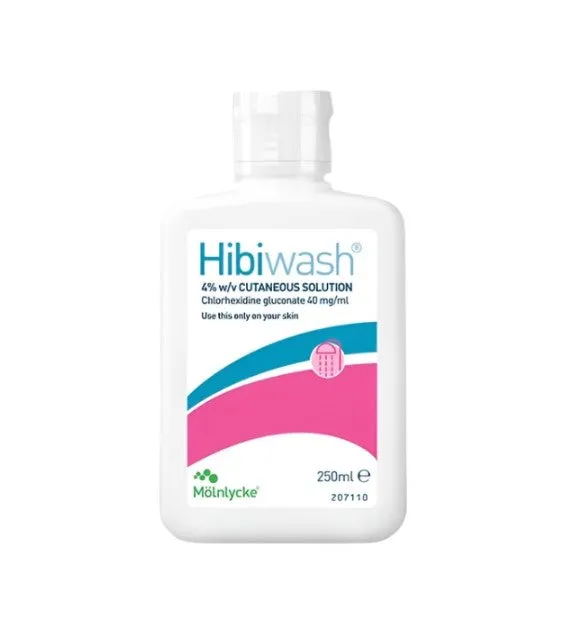 Hibiscrub Antiseptic Skin Cleansing Body Wash 250ml NOW HIBIWASH