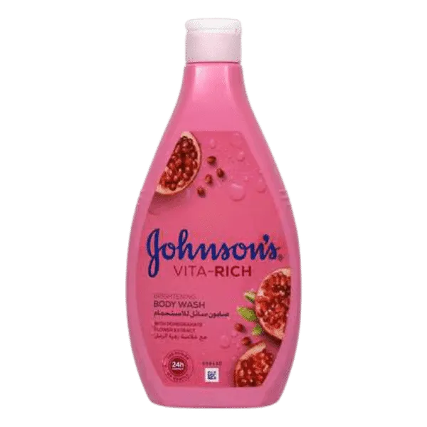 JOHNSONS VITA-RICH POMEGRANATE BODY WASH 400ML