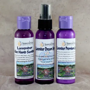 Lavender Travel Set