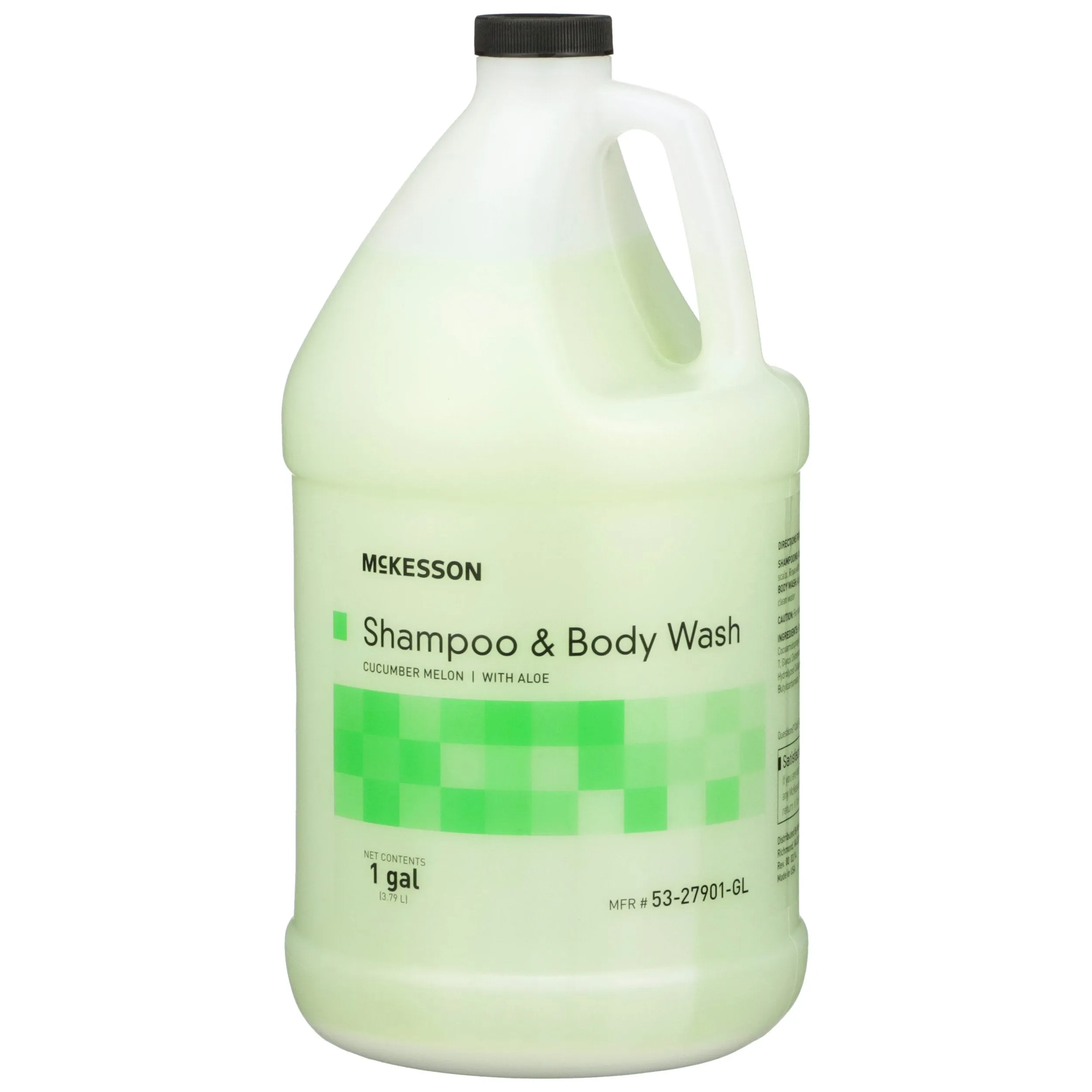 McKesson 2 in 1 Shampoo and Body Wash, Cucumber Melon Scent, 1 Gallon Jug