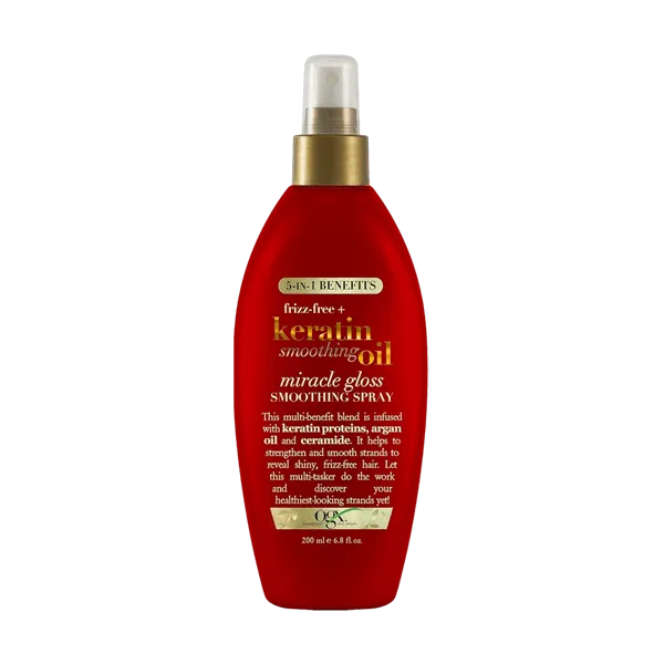 Ogx Frizz-free Keratin Smoothing Oil Spray 200ml