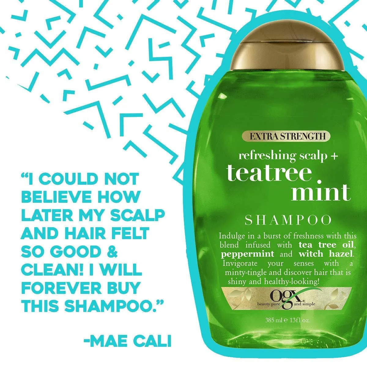 Ogx Refreshing Scalp  Teatree Mint Shampoo