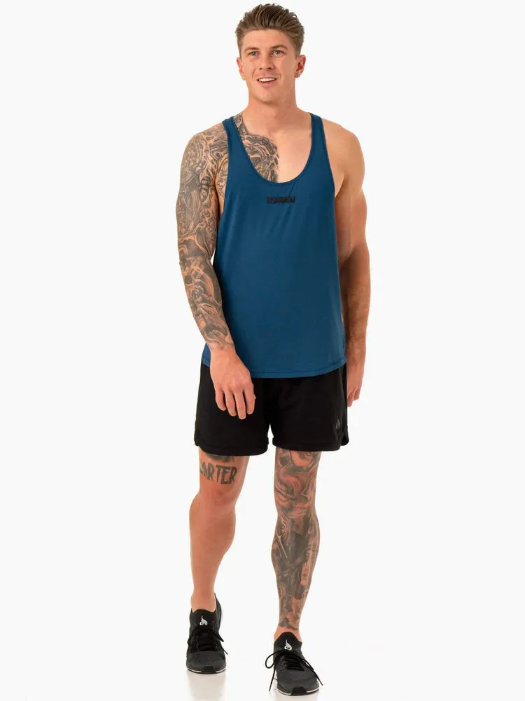 OPTIMAL MESH T-BACK BLUE