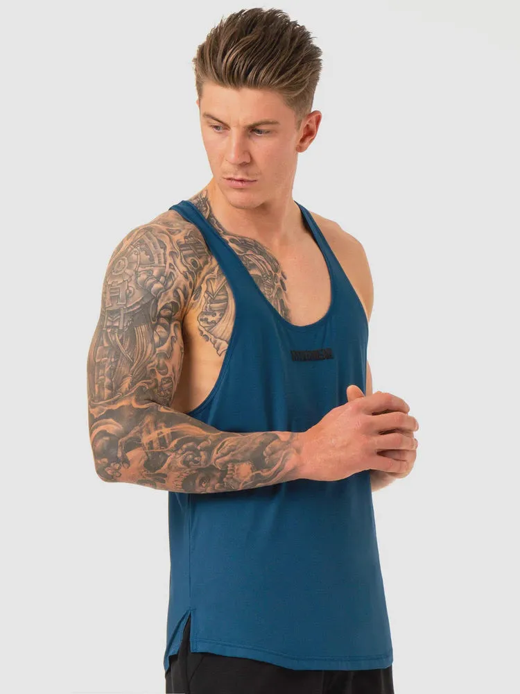 OPTIMAL MESH T-BACK BLUE