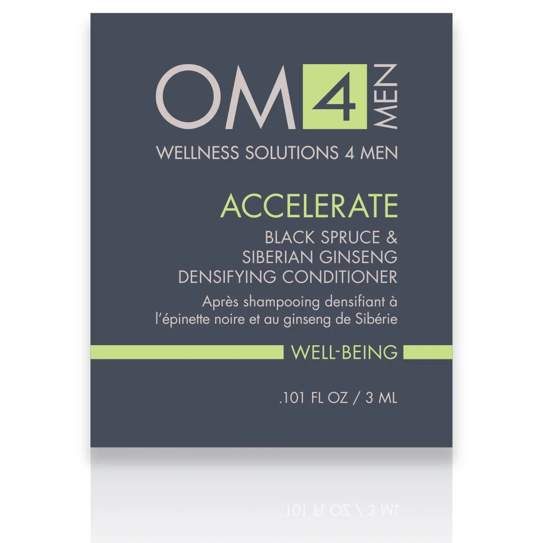 Organic Male OM4 Accelerate: Black Spruce & Siberian Ginseng Hair Densifying Conditioner