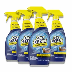 OxiClean - Laundry Stain Remover Spray, Laundry Spot Stain Remover for Clothes - 21.5 Fl Oz - 4 Pack