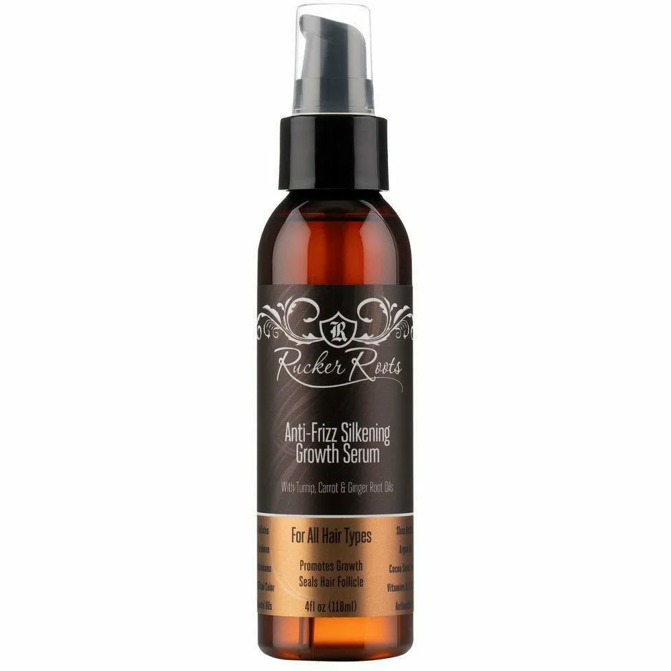 Rucker Roots: Anti-Frizz Silkening Growth Serum 4oz