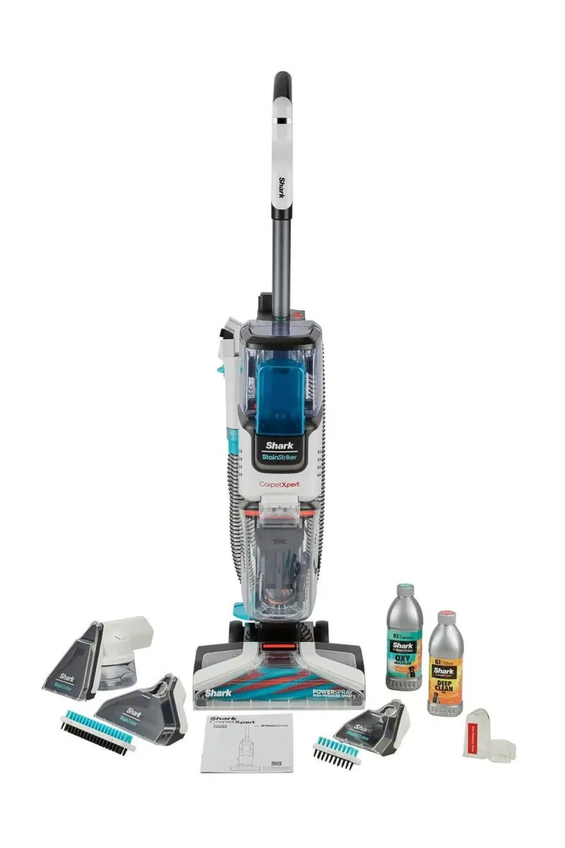 Shark EX200UK CarpetXpert Deep Carpet Cleaner with Built-In StainStriker - Rotator White