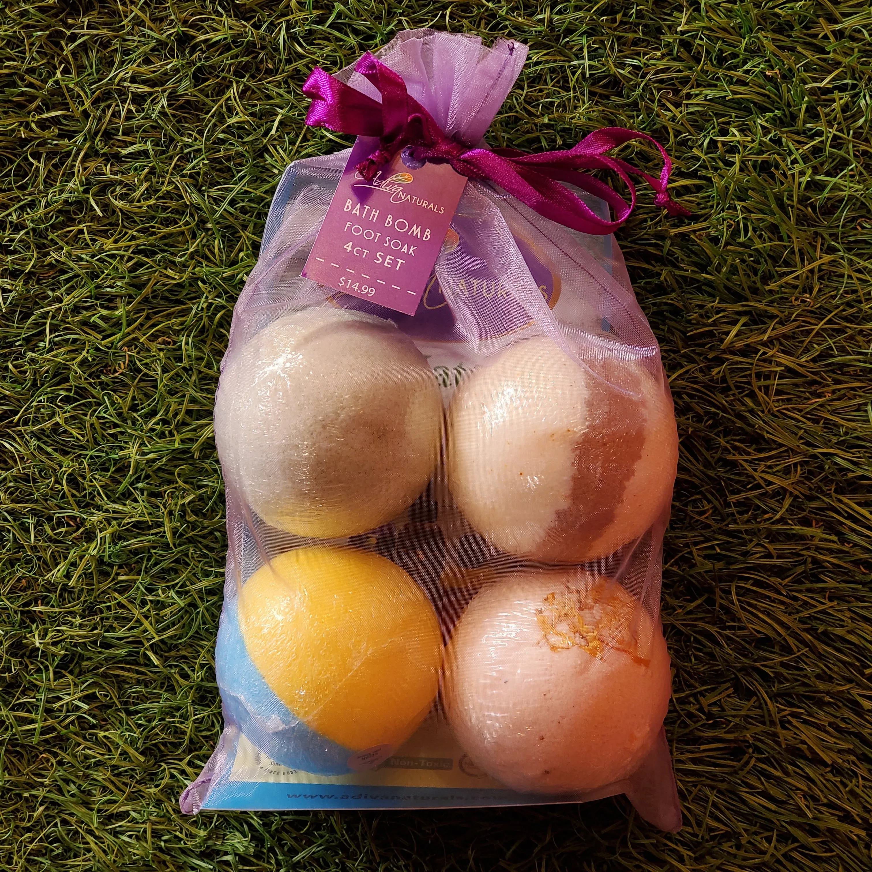 Surprise Me Assorted Bath Bomb/Foot Soak 4-pack