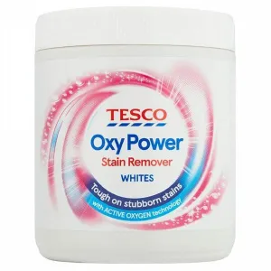 TESCO OXY POWER STAIN REMOVER WHITES 500GM