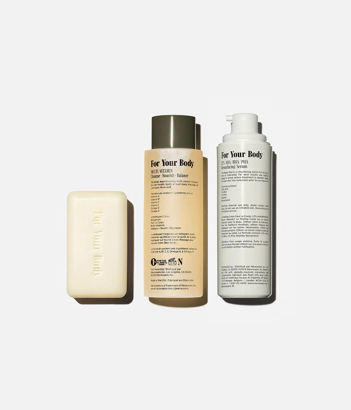 The Body Exfoliation Set | AHA/BHA/PHA