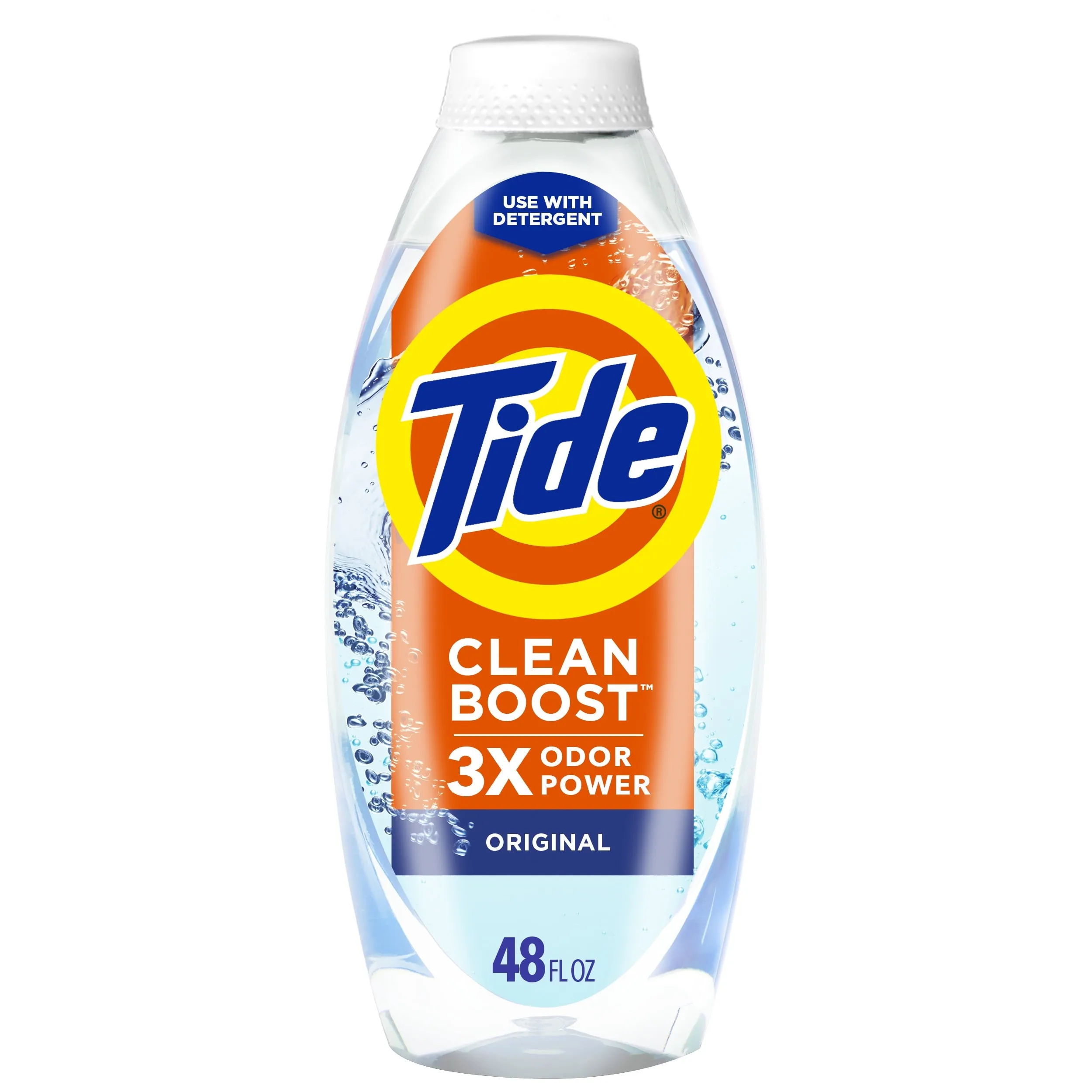 Tide Deep Cleansing Liquid Fabric Rinse with 3X Odor Power, Original, 48.00 fl oz