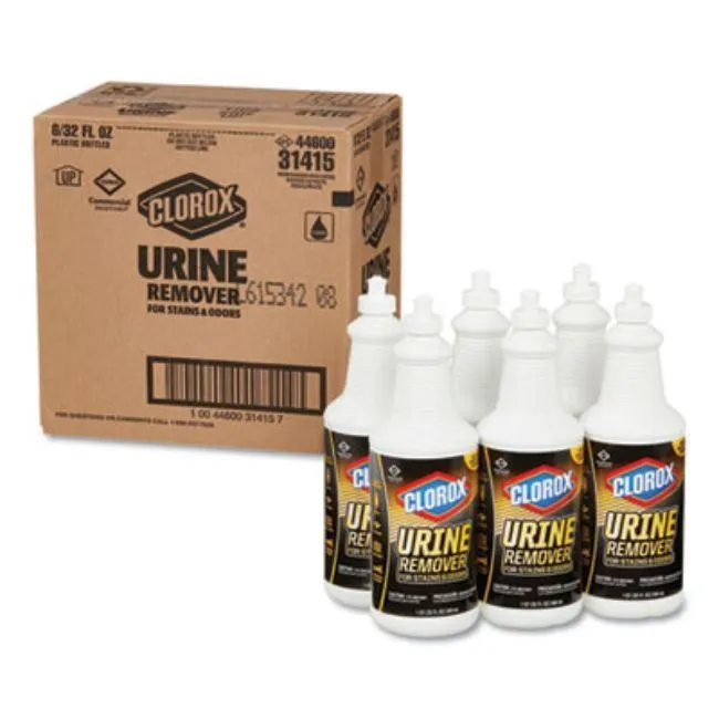 Urine Remover For Stains And Odors, 32 Oz Pull Top Bottle, 6-Carton